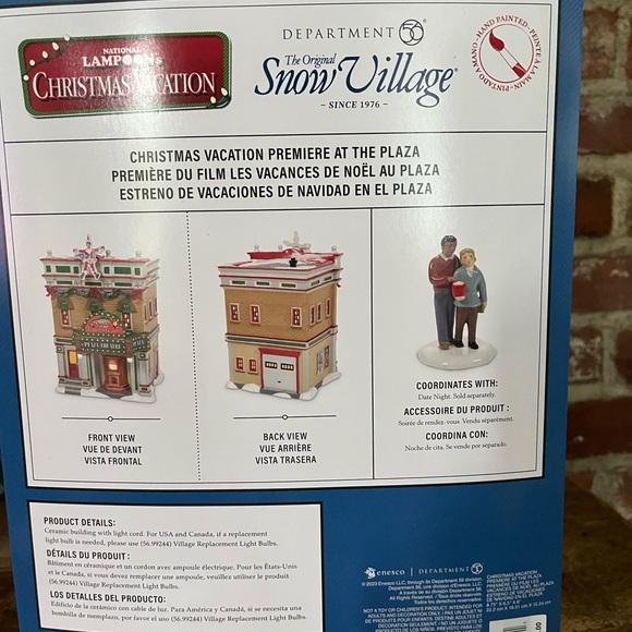 Department 56 National Lampoon Christmas vacation Plaza theater NWT - Picture 2 of 4
